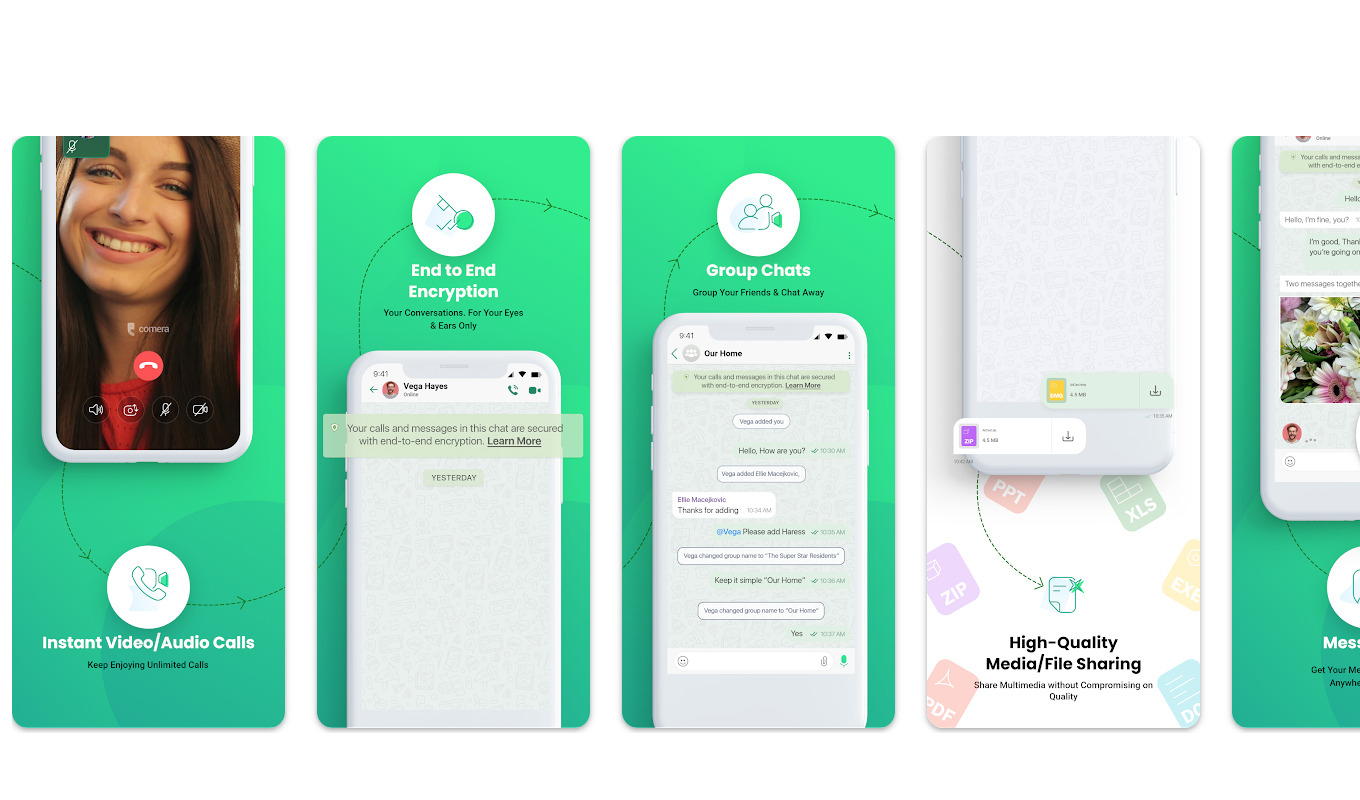 Comera App for chats and calls ENTE APK